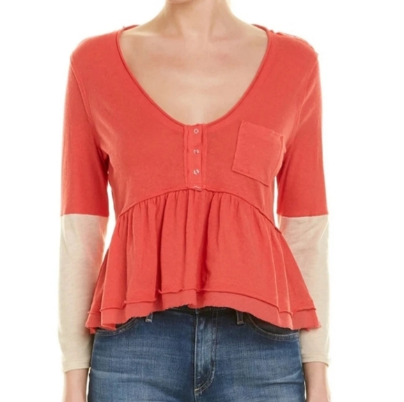 FREE PEOPLE Mixed Heart of Mine Top - Picture 6 of 8